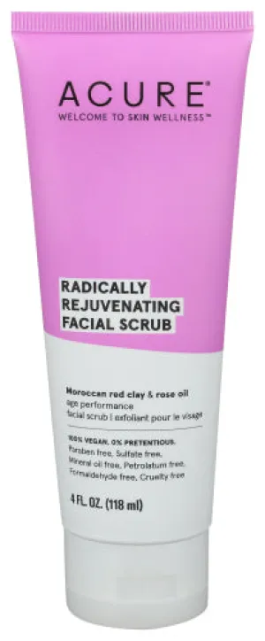 Acure - Facial Scrub Rejuvenating, 4 Fo - Pack of 1