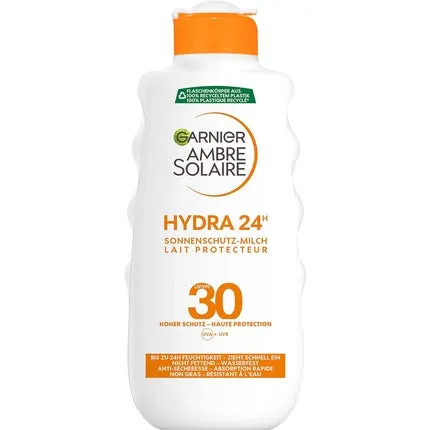 Ambre Solaire Sun Protection Milk Spf 30 Moisturizing sunscreen with shea butter 200ml, Garnier