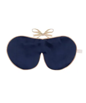 Anti-Ageing Silk Eye Mask - Plain Navy