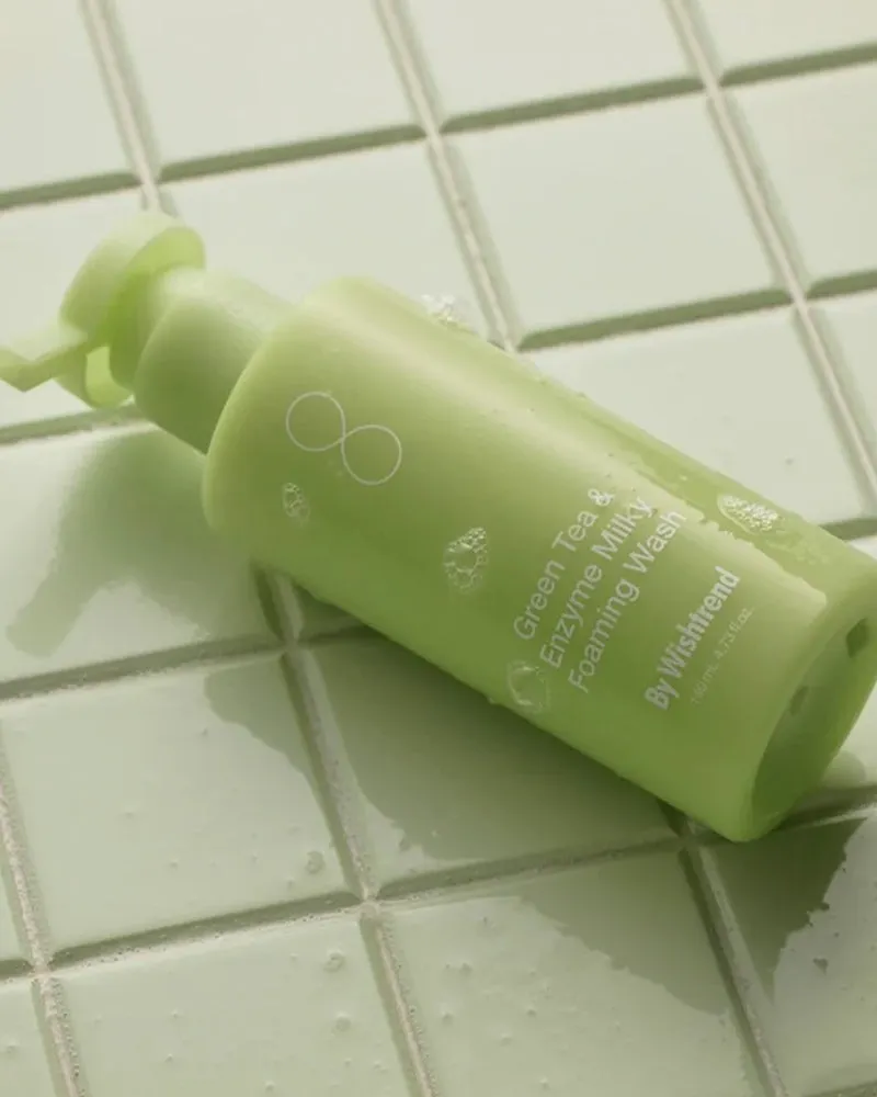 By Wishtrend Green Tea & Enzyme Milky Foaming Wash