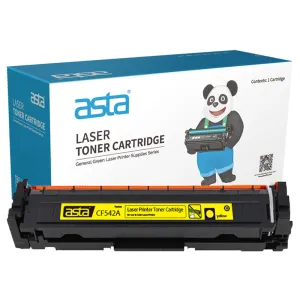 Canon 054 / HP 203A Yellow Compatible Toner Cartridge - ASTA Brand, Z-C/H-CRG-054/CF542A-Y