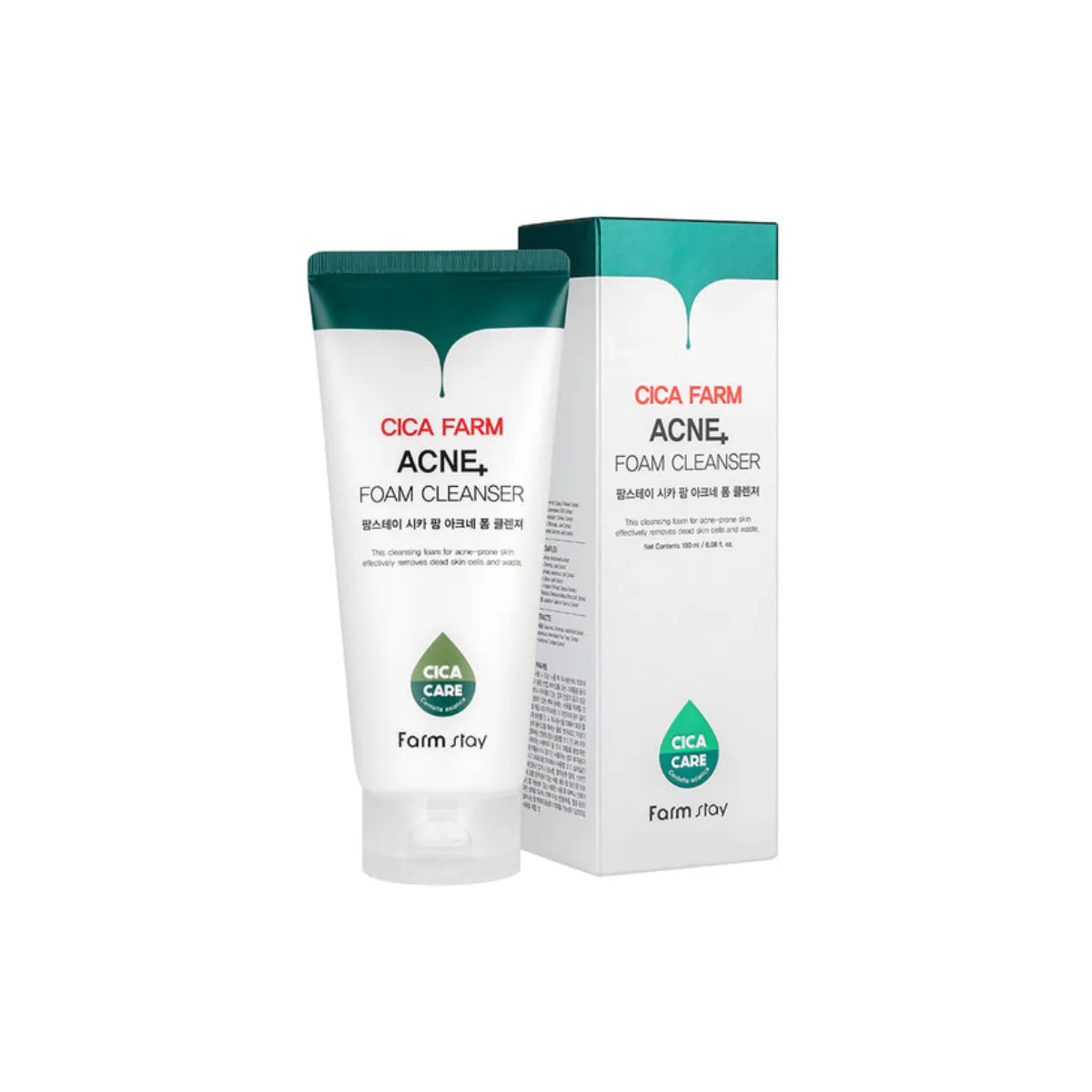 Cica Farm Acne Foam Cleanser 180ml