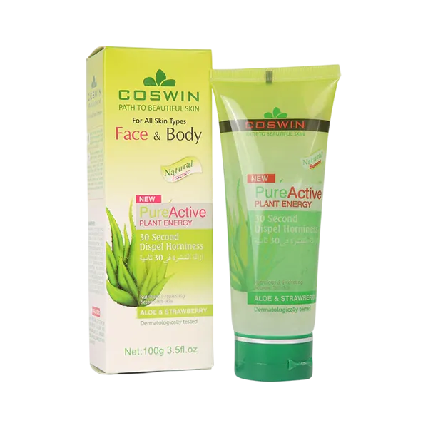 Coswin Face & Body Cream - Aloe & Strawberry Plant Energy 100g