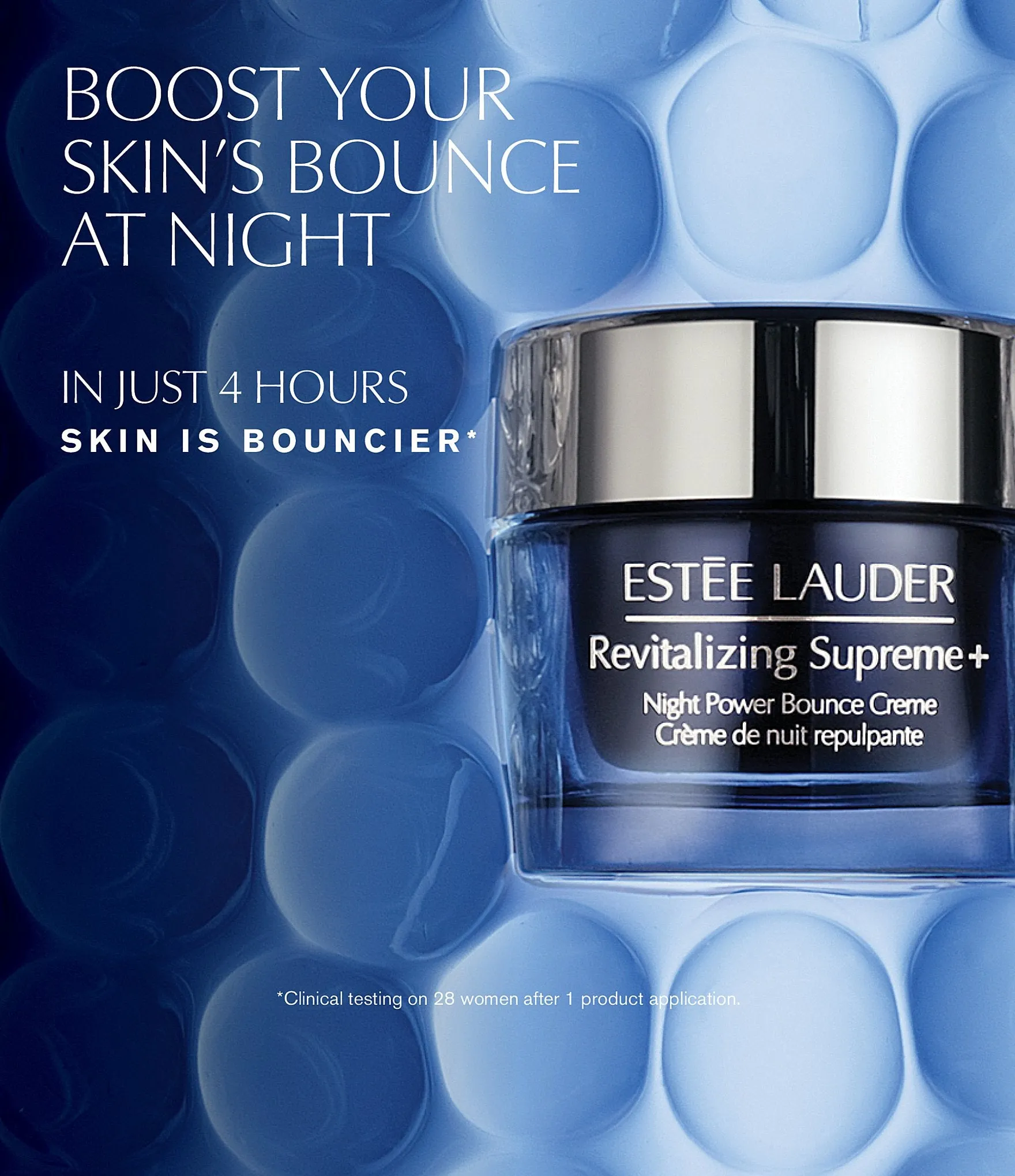 Estee Lauder Revitalizing Supreme  Night Power Bounce Creme Moisturizer