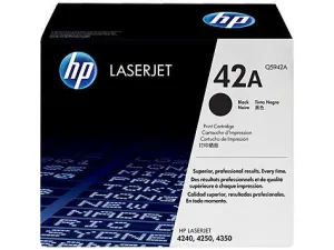 HP 42A Black Toner Cartridge Q5942A