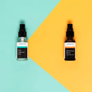 Hydrate and Boost: Vitamin C&E Serum 1oz  & Pure Hyaluronic Acid 1 oz