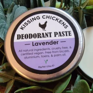 Kissing Chickens Bicarb-Free Natural Deodorant Paste - Lavender 35g