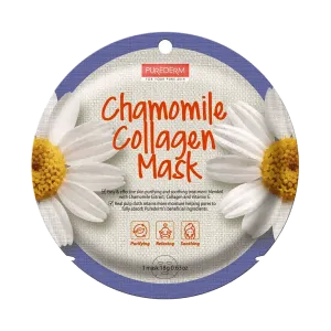 Purederm Collagen Mask – Chamomile 1 Mask 18g-  ADS804