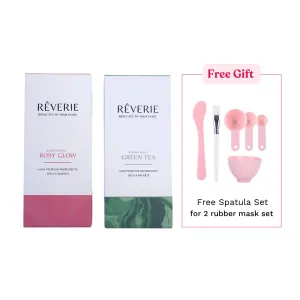 REVERIE Touch Rubber Mask (Green Tea/ Rosy Glow)