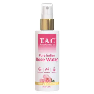 TAC - The Ayurveda Co. Pure Indian Rose Water Toner For Toning & Hydration