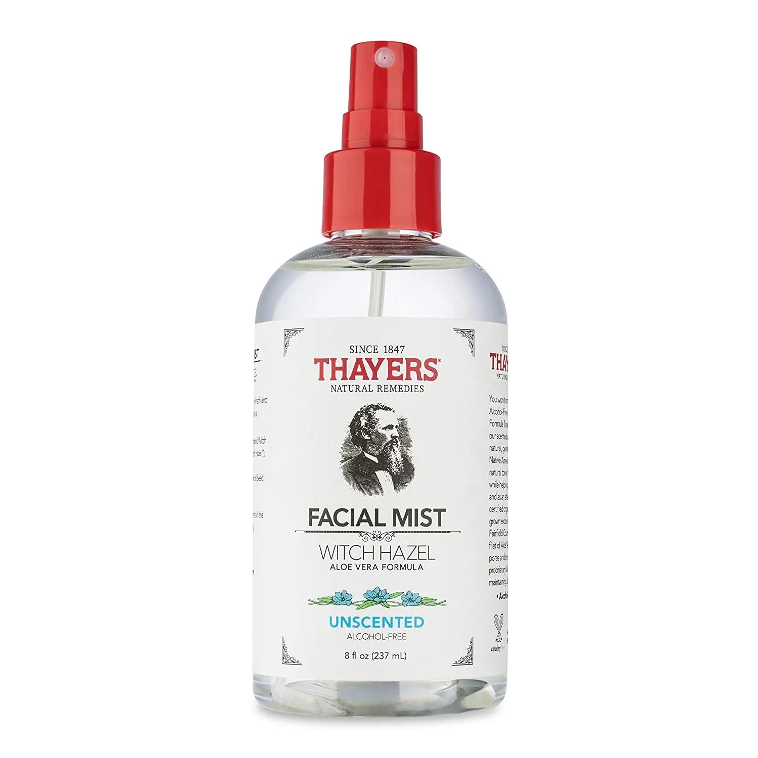 Thayers Facial Mist Toner Unscented Witch Hazel 237ml