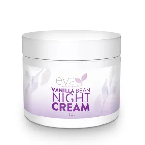 Vanilla Bean Night Cream Face Moisturizer - 2 oz